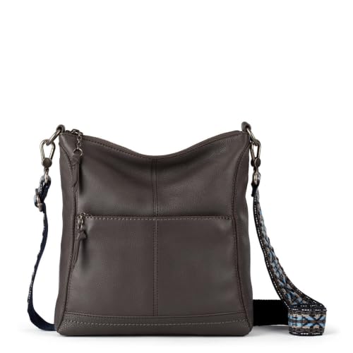 Image of The Sak Lucia Leather Crossbody Purse, Zipper Closure with Adjustable Strap