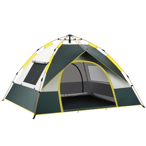 Carpa para camping individual color verde oscuro miniatura 1