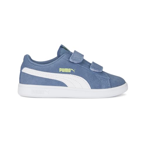 PUMA Kids Boys Smash V2 Suede Slip On Sneakers Shoes Casual - Blue