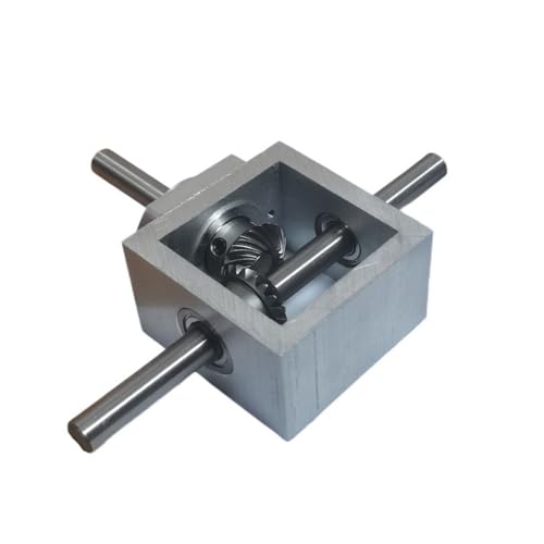 Angle Steering 8mm Shaft Reversing Gearbox 1 to 1 Transmission Micro Steering Angle Device 90 Degree Spiral Bevel Gear Commutator Driving Change