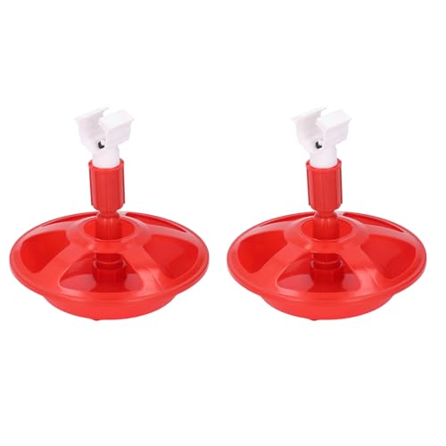 Cffuvros 2 Pack Automatic Chicken Waterer, No Mess Poultry Watering Cups with G3/4 Thread, Chicken Water Feeder for Chicks, Ducks, Geese Quail, Leakproof Water System