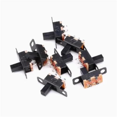 Interruptor SS12F15 de corredera SPDT de 3 pines y palanca de 4mm pack de 5 unidades 2