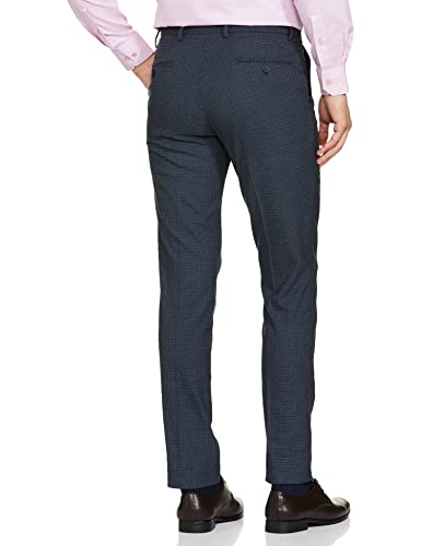 Image of Peter England Men's Regular Fit Polyester Blend Trouser