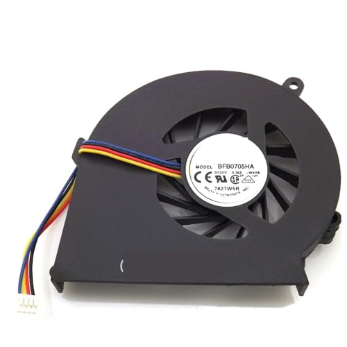 LWDOZMD Ventilador de CPU BFB0705HA-WK08 DC5V 0.36A 4 Pines para HP Compaq CQ58 CQ57 G58 G57