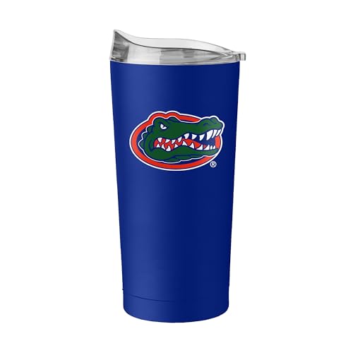 Image of Logo Brands NCAA 20 oz Powder Coat Stainless Tumbler -Double-Wall Insulated Everday Tumbler for Hot or Cold Drinks, High Lip Lid, Team Color