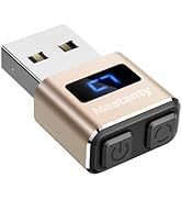 meatanty Metal Tiny Mouse Jiggler, USB Mouse Mover Undetectable, Automatic Wiggler with Screen, 3...