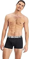 Bonds Men's Underwear Active Everyday Trunk, Nu Black, Large