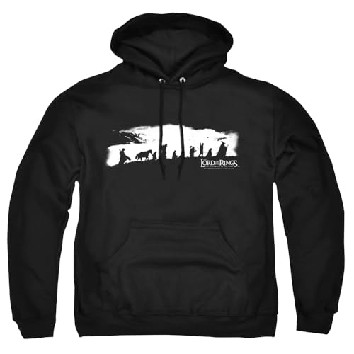 Popfunk Lord of The Rings The Fellowship Pullover Hoodie Sweatshirt Small (Black)