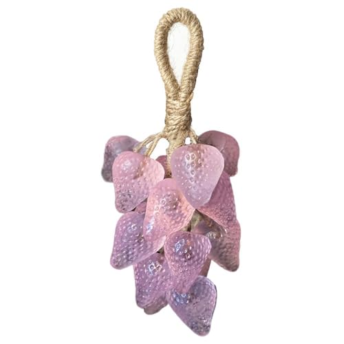 Sapone a forma di fragola cristallo bagno sapone profumato appeso Decor souvenir carino fragola profumo regalo matrimonio