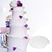 Tachiuwa Acrylic Spiral Cake Decoration DIY Crafting Prop Accessories Elegant Birthday Cake Topper Dessert Table Decor for Shower, 30cm