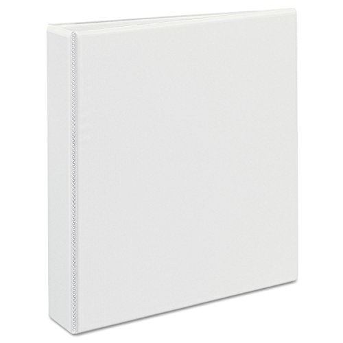 Avery 09401 Durable View Binder, 1.5-Inch Cap Ezd Rings, Letter Size, White, 1/Ea #TOP6