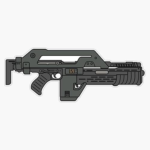 MAGNET Pulse Rifle Aliens Magnetic Vinyl Sticker Decal Magnet 5