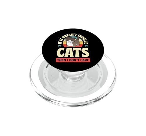 PopSockets PopGrip pour MagSafe Si Cela n'implique Pas de Chats support