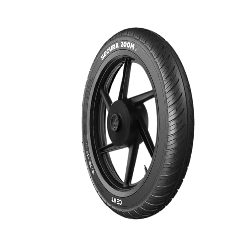 Image of CEAT 2.75-17 SECURA ZOOM F 41P TUBE-TYPE TYRE | Front | Car Tyre for Front and Rear