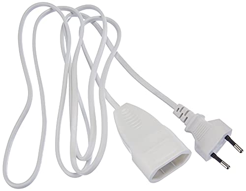 Good Connections® Euro-Verlängerung 2 m - Euro-Stecker an Euro-Kupplung - Weiß Cover