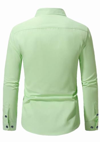 Image of Vida Loca Full Sleeve Spread Collar Cotton Blend Casual, Festival Stylish Slim fit Shirt for Men and Boys.
