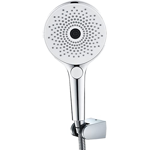 Pomme de douche haute pression flexible acier inoxydable 59 pouces or brossé douche design