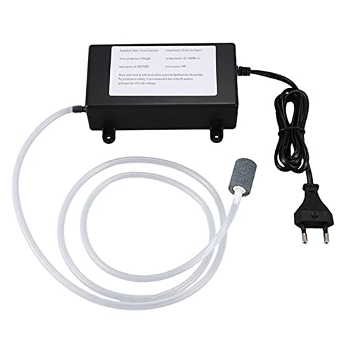 Qusedwey Generador de PortáTil 220V 1000Mg Ozonizador Purificador de Aire Tratamiento Limpiador Purificador de Limpieza de Frutas y Verduras, Enchufe de la UE