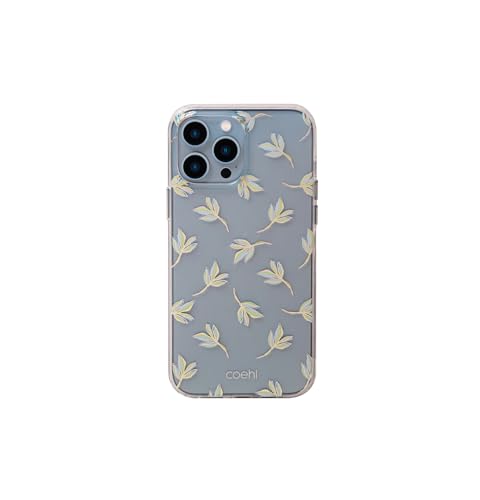 Coehl Fleur Coque de téléphone compatible avec iPhone 13 Pro (bleu ciel)