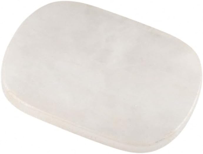 Lumisoul Natural Crystal Agate Stone Coaster – Customizable Gemstone Drink Coaster Creative Office (5, Clear Quartz)