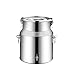Baratte à lait peut bidon bidon 201 seau à huile en acier inoxydable cruche à eau seau à glace seau à vin - récipient de transport de crème de lait hermétique avec robinet/A / 5L