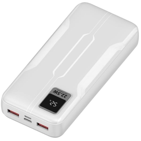 Powerbank 20000mAh Leotec LEPOW20W22W- 22.5W- Blanca