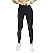 Formbelt® Pantalon Running Femme avec Ceinture Running/Running-Belt - Pantalon de Course/Leggings Yoga - Sport - Fitness | Long, imprimé (Noir, L)