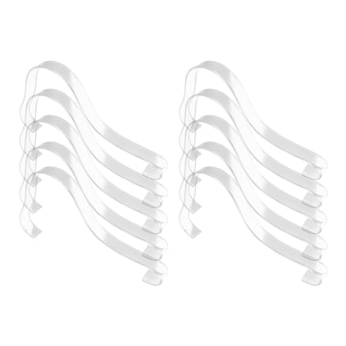 HOLIDYOYO 10Pcs Clear Acrylic Shoe Retail Shop Display Rack Show Stand Sandal Riser Support High Heel Shoe Display Stand Shoes Supporter Forms Inserts Shaper Forms Inserts Trees for Women