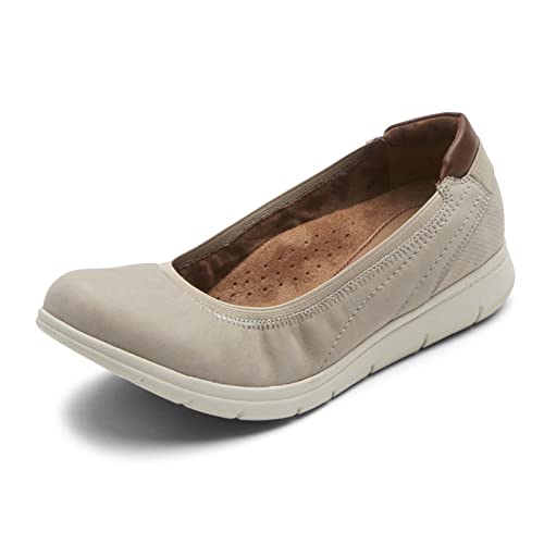 Cobb Hill Ballerines plates Lidia pour femme, Nubuck Dove, 38.5 EU