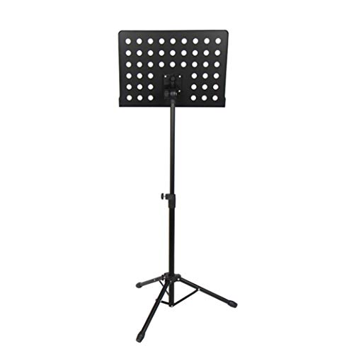 Image of BigPlayer Music Stand for Sheet Music Sturdy Tripod Base Adjustable Height Metal Portable