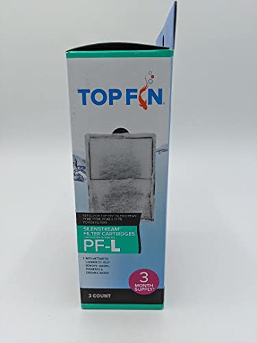 Top Fin Silenstream PF-L Refill for PF20, PF30, PF40 and PF75 Power Filters 6.5in x 4.5- (3 Count) - Image 5