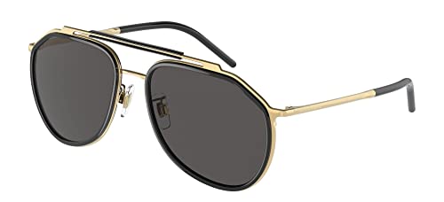 Dolce & Gabbana Lunettes de Soleil DG 2277 Gold/Grey 57/18/140 homme