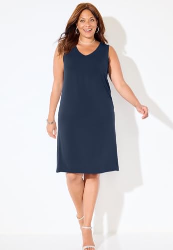 Catherines Women's Plus Size Mesh Flyaway Sheath Dress4