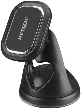 HYTECH HY-XH43 Universal Ayarlanabilir Vantuz + Izgara aparatlı Siyah Mıknatıslı Araç Telefon Tutucu — Amazon ürün görseli