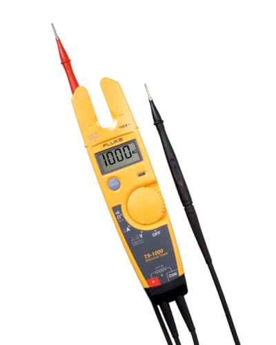 Fluke T5-1000 Open Jaw Electrical Tester with Continuity and Current Tester, 1000V