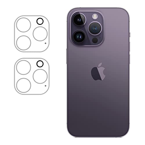POPIO Tempered Glass Camera Lens Protector For iPhone 14 Pro/Iphone 14 Pro Max (Transparent), Pack Of 2