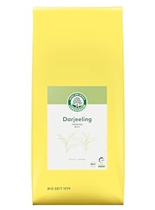 Lebensbaum Darjeeling Grüntee ganzes Blatt, Bio-Tee, Grüner Tee mit frisch-blumigen Geschmack, mit leicht grüner Tassenfarbe, 1000 g