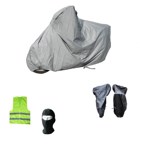 DESCRIZIONE E CARATTERISTICHE PRODOTTO: TELO PER MOTO, SCOOTER, MAXISCOOTER E MAXIMOTO UNIVERSALE - Copri moto impermeabile con cuciture termosaldate e fodera - fodera interna felpata per evitare la condensa - prodotto di ottima qualità, garantito 100% - impermeabile 100% - tessuto doppio e spesso - resistente agli strappi - protegge dal freddo e dal gelo - protegge dai raggi solari - protegge dall'acqua - protegge dallo sporco degli uccelli e dagli alberi - mantiene la moto sempre pulita -