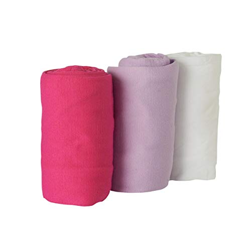 Mallary Girls Microfiber Tights 3-Pack Multiple Colors, Totally Pink, 6-Apr2