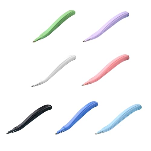 Paquete De 7 Coloridos Quitagrapas De Oficina Estilos De Bolígrafo Eliminación Asistida Por Imán Cómodo Para Uso Frecuente Extractor De Grapas En Forma De Bolígrafo Listo Para Viajar