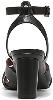 Vionic Women's Garnet Marrin Fashion Heeled Sandal- Supportive Active Adjustable Sandals That Includes an Orthotic Insole and Cushioned Outsole for Arch Support, Black Leather 5 Medium | Image 6