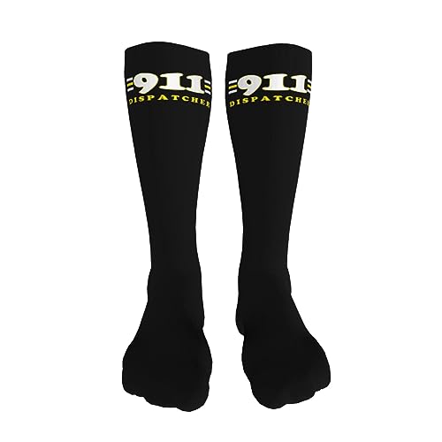 911 Dispatcher Knee High Socks For Women Long Tube Socks Athletic Compression Socks Unisex High Socks Girls3