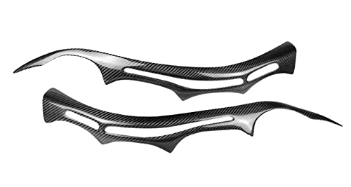 Autocollant en fibre de carbone pour phares avant de BMW Série 5 E60