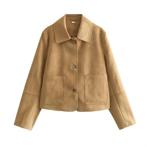 Veste en daim pour femme JXQXHCFS chic et élégante