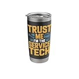HVAC Technician Manifold Gauge Field Notes Stainless Steel Insulated Tumbler