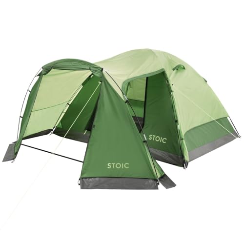 Dome Tent + Vestibule: 4-Person 3-Season, Margarita/Cactus, One Size