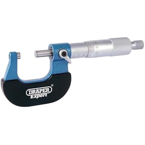 Draper 46603 0-25mm External Micrometer, Blue Cover