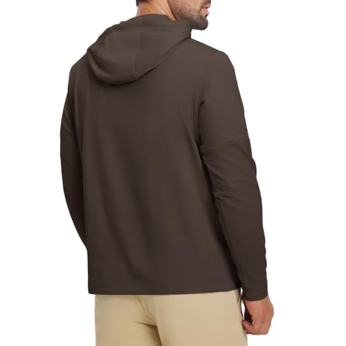 Image of M MAELREG Hoodies for Men Golf Fleece Hooded Sweatshirts Dry Fit Athletic Lightweight Casual Midlayer Mens Hoodies Pullover