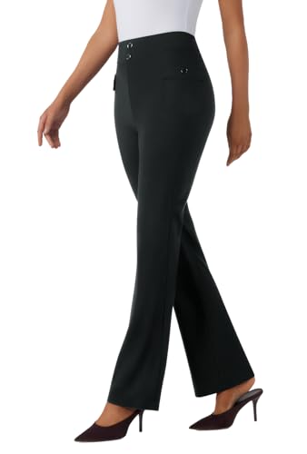 Womens High Waist Dressy Work Office Pants Stretchy Bootcut Casual Business Slacks with Pockets