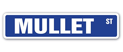 1080 Graphics Mullet Street Sign Sticker Decal Gift Fish Haircut Smoked Food Tropical